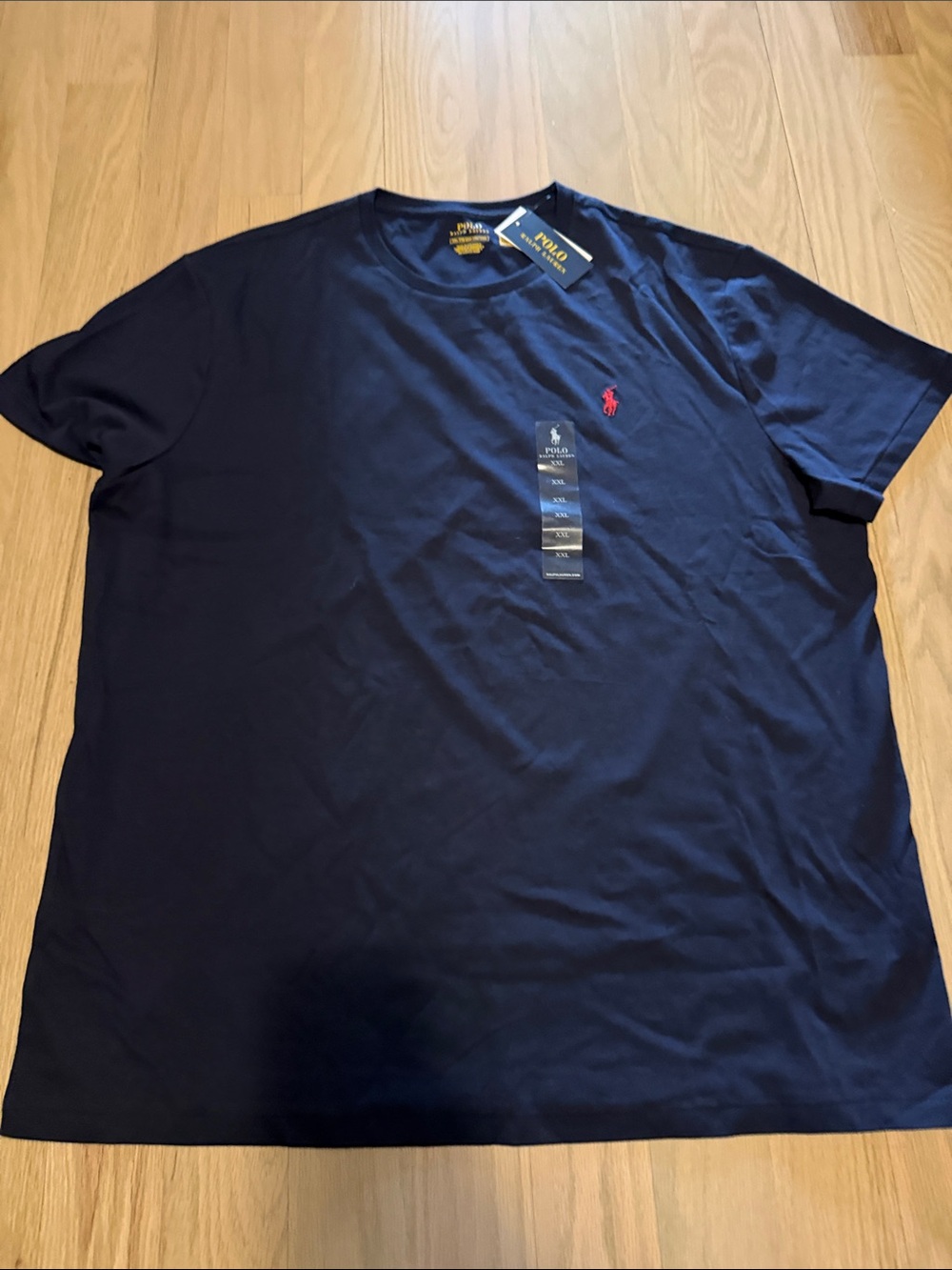 Polo by Ralph Lauren Navy Short Sleeve Crew Tee with Red Pony